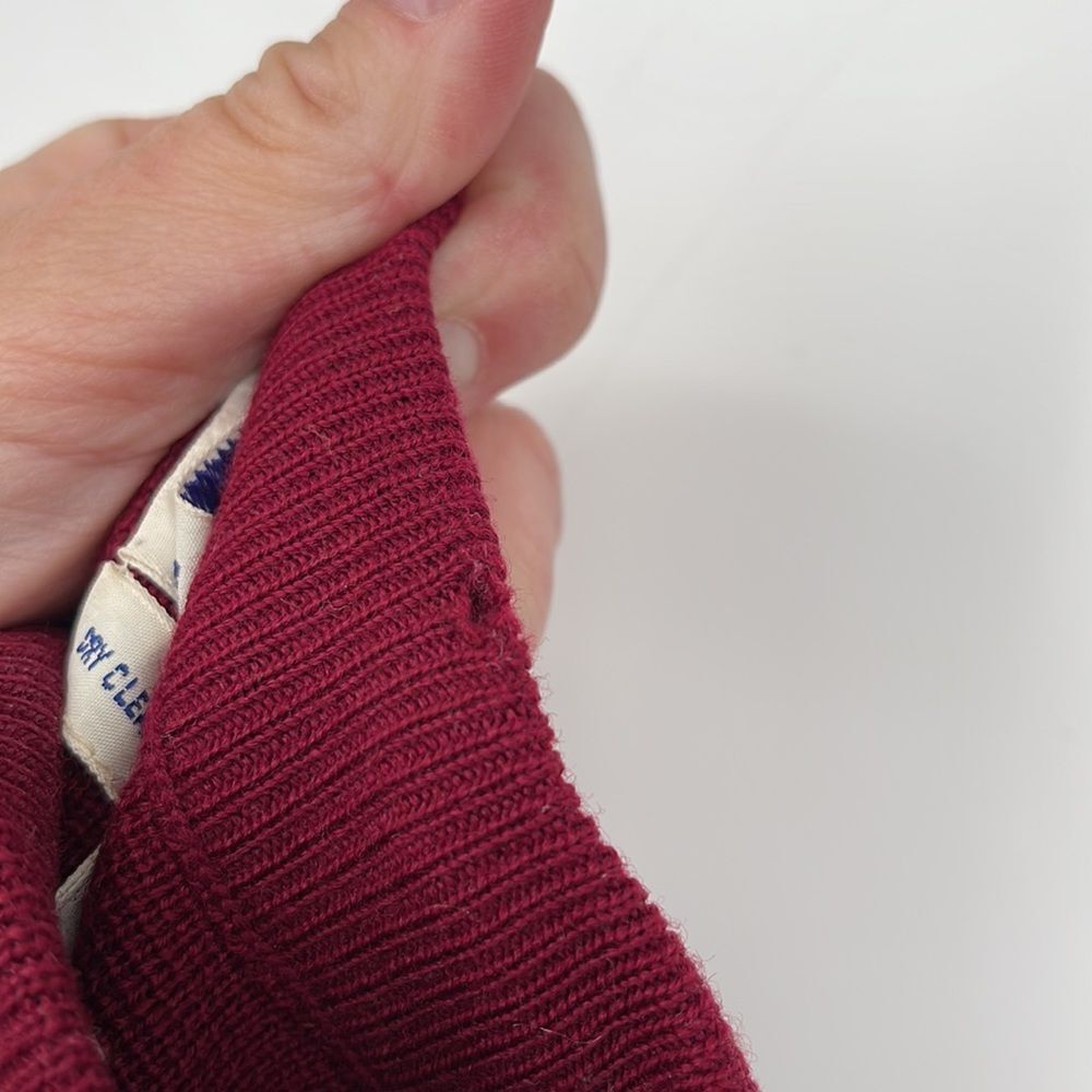 Sportif USA made in British Hong Kong 100%‎ Wool Men's Large Sweater - Picture 6 of 6